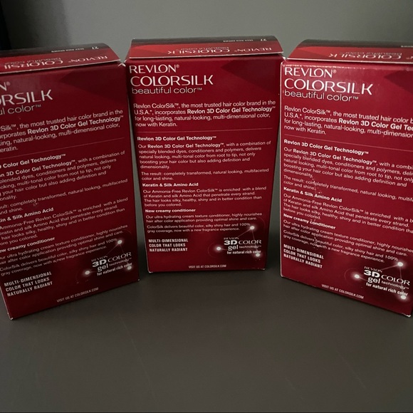 3 Pack Revlon Colorsilk Permanent Hair Dye Deep Rich Brown Hair Color Brunette - Picture 4 of 6